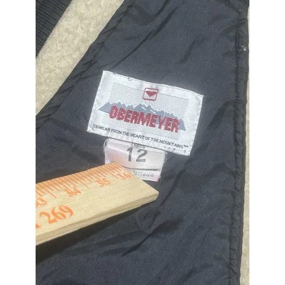 Obermeyer Black Ski & Snow Bib Pants - Picture 2 of 12